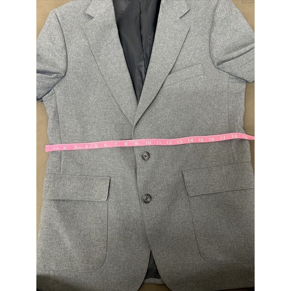 Vintage Levi's Action Suit Retro Men's 40 Short 35 x 32 Blue 2 Piece Sta-Prest - Picture 9 of 16